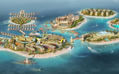 World islands — искусственные острова, повторяющие очертания континентов